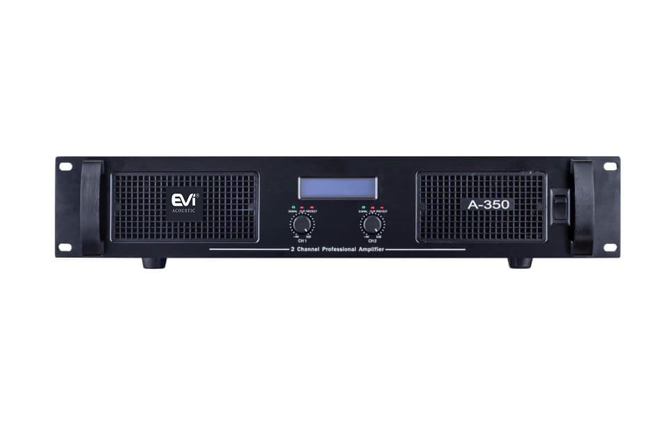 Main công suất Evi A-350 giải pháp tối ưu dành cho dàn âm thanh karaoke